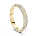 Aurelia Triple Row Diamond Eternity Band