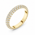 Aurelia Triple Row Diamond Eternity Band