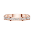 Celestine Diamond Filigree Eternity Band