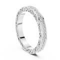 Celestine Diamond Filigree Eternity Band