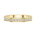 Celestine Diamond Filigree Eternity Band