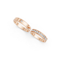 Virelle Diamond Wedding Band Set