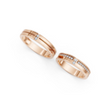 Seren Diamond Wedding Band Set