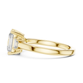 Elodie Three Stone Radiant & Emerald Cut Diamond Ring