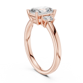 Elodie Three Stone Radiant & Emerald Cut Diamond Ring