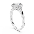 Elodie Three Stone Radiant & Emerald Cut Diamond Ring