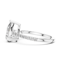 Seraphine Pear Cut Pavé Diamond Ring