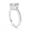 Seraphine Pear Cut Pavé Diamond Ring