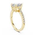 Seraphine Pear Cut Pavé Diamond Ring
