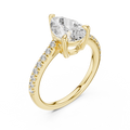Seraphine Pear Cut Pavé Diamond Ring