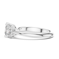 Elodie Three Stone Princess Cut Diamond Ring