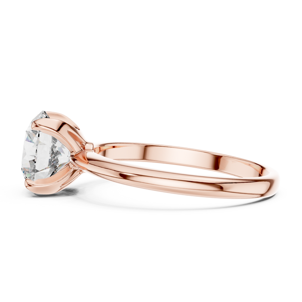 Celeste Round Brilliant Solitaire Diamond Ring