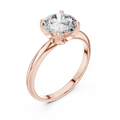 Celeste Round Brilliant Solitaire Diamond Ring