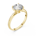 Celeste Round Brilliant Solitaire Diamond Ring
