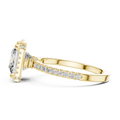 Aurelia Princess Cut Halo Diamond Ring