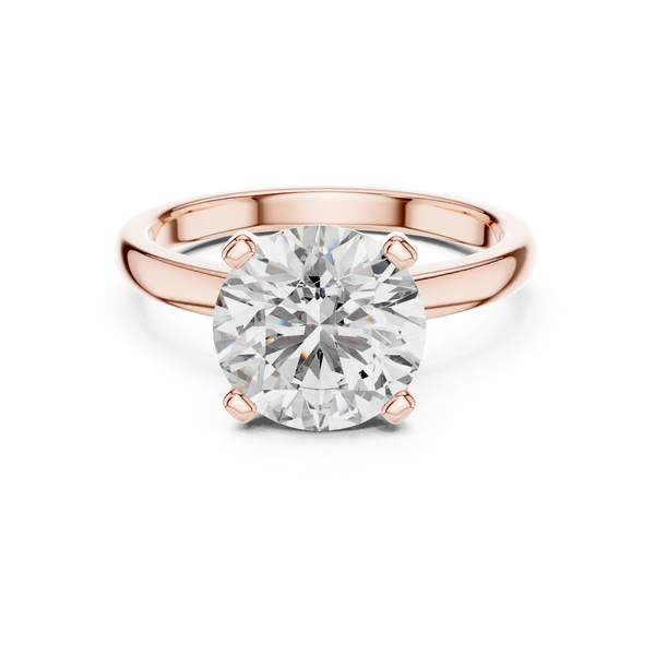 Elowen Round Brilliant Diamond Solitaire Ring