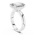 Aurelia Emerald Cut Diamond Solitaire Ring