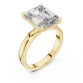 Aurelia Emerald Cut Diamond Solitaire Ring