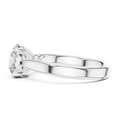Elara Round Brilliant Diamond Twist Solitaire Ring