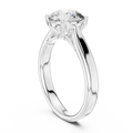 Elara Round Brilliant Diamond Twist Solitaire Ring
