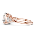 Seraphina Round Brilliant & Marquise Diamond Three Stone Ring