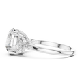 Seraphina Round Brilliant & Marquise Diamond Three Stone Ring