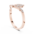 Elara Diamond Leaf Ring