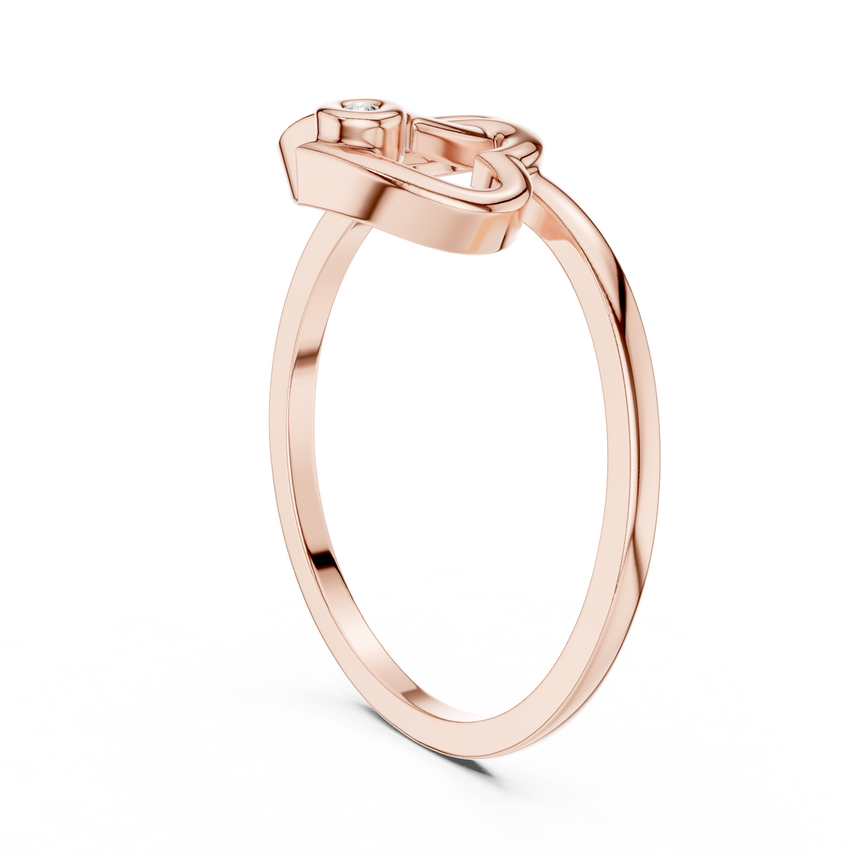 Amora Diamond Heart Ring