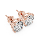 Classic Round Diamond Stud Earrings