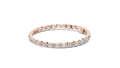Lumière Emerald Cut Diamond Tennis Bracelet