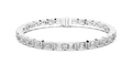 Lumière Emerald Cut Diamond Tennis Bracelet