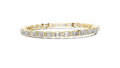 Lumière Emerald Cut Diamond Tennis Bracelet