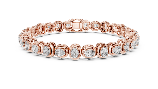 Lumière Cushion Diamond Tennis Bracelet