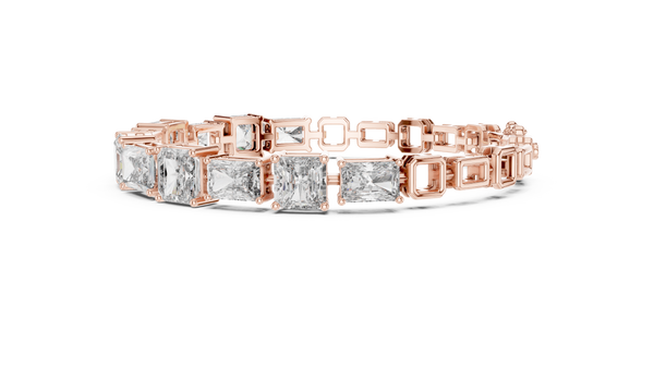 Lumière Mixed-Cut Diamond Tennis Bracelet
