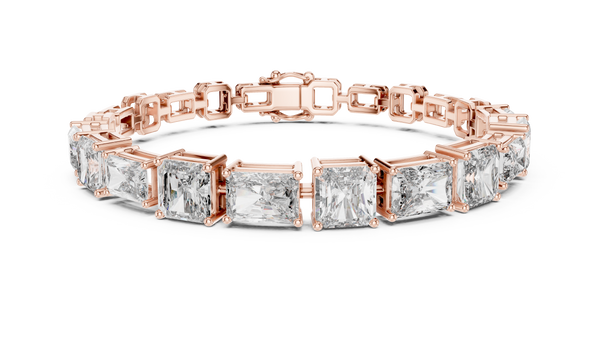 Lumière Mixed-Cut Diamond Tennis Bracelet
