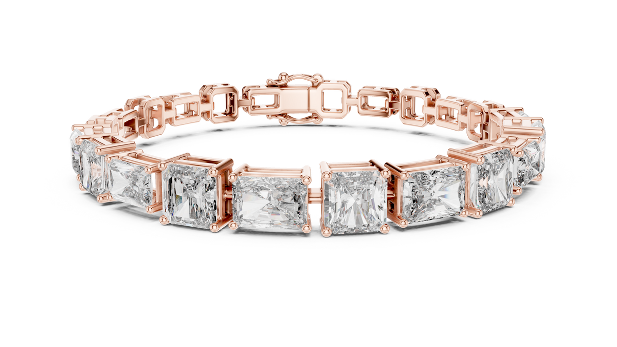 Lumière Mixed-Cut Diamond Tennis Bracelet