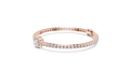 Celeste Halo Oval Diamond Tennis Bracelet