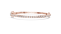 Celeste Halo Oval Diamond Tennis Bracelet