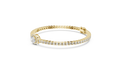 Celeste Halo Oval Diamond Tennis Bracelet