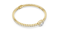 Celeste Halo Oval Diamond Tennis Bracelet