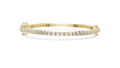 Celeste Halo Oval Diamond Tennis Bracelet
