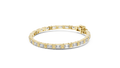 Elara Emerald Cut Diamond Tennis Bracelet