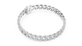 Aurelia Pavé Cuban Link Diamond Bracelet