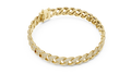Aurelia Pavé Cuban Link Diamond Bracelet