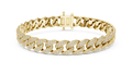 Aurelia Pavé Cuban Link Diamond Bracelet
