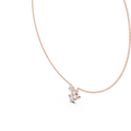 Elara Mixed-Cut Diamond Cluster Necklace
