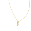 Seraphina Three Diamond Drop Pendant