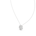 Celestia Round Diamond Halo Pendant