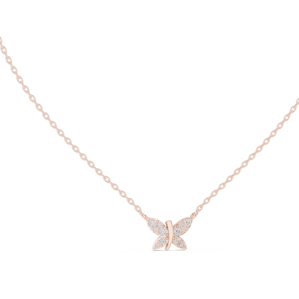 Aurelia Diamond Butterfly Pendant