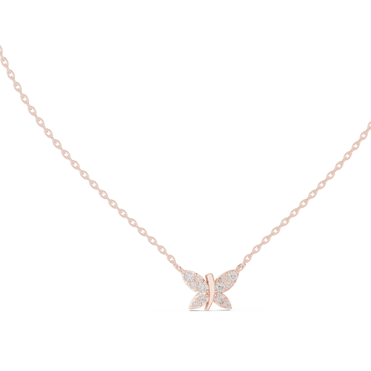 Aurelia Diamond Butterfly Pendant